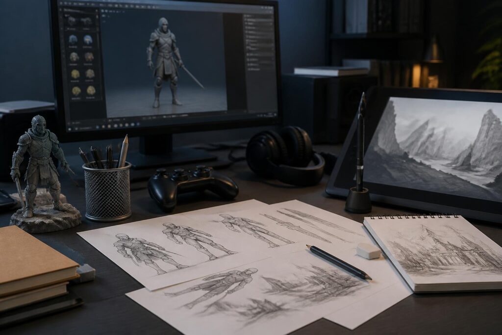 ゲーム3DCGデザイナーが使用するソフトは？